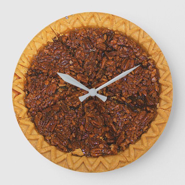 Chess Pie Time Large Clock (Front)