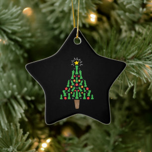 Chess Piece Christmas Tree Ceramic Tree Decoration