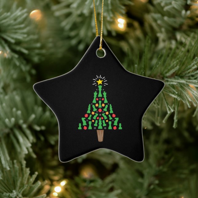 Chess Piece Christmas Tree Ceramic Tree Decoration (Tree)