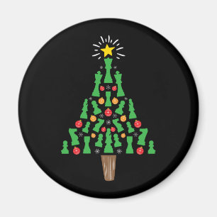 Chess Piece Christmas Tree Magnet