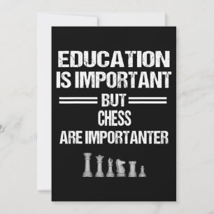 Chess Piece Education Humour Sarcastic Funny Chris Holiday Card