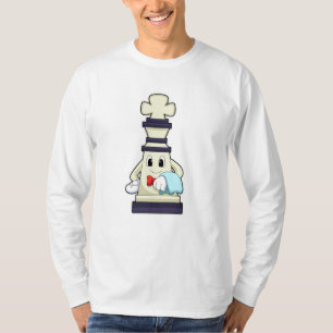 Chess piece King as Waiter with Towel T-Shirt