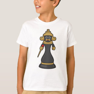 Chess piece King at Chess with Staff T-Shirt