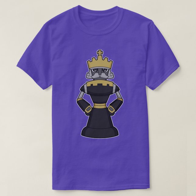 Chess piece King Crown Chess T-Shirt (Design Front)