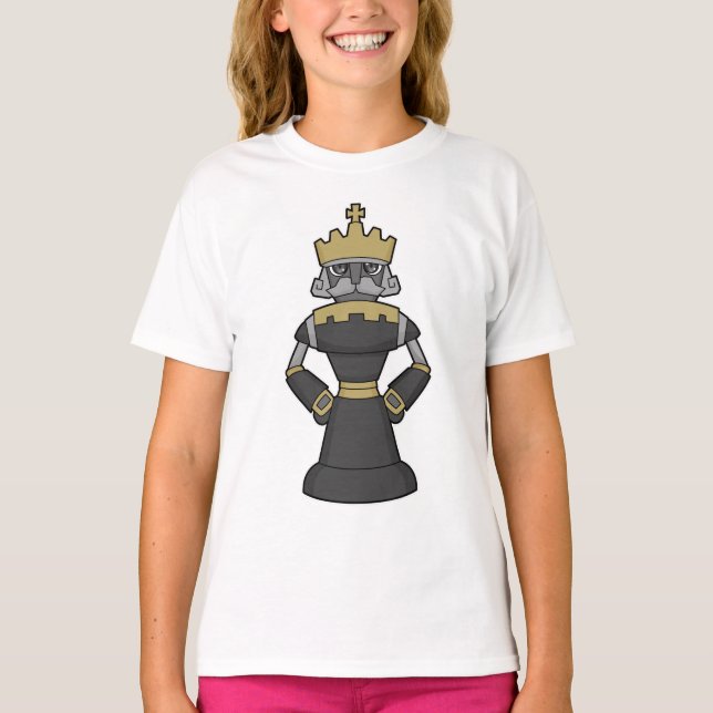 Chess piece King Crown Chess T-Shirt (Front)