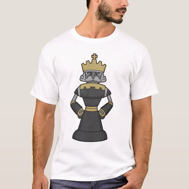 Chess piece King Crown Chess T-Shirt (Front)
