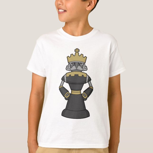 Chess piece King Crown Chess T-Shirt (Front)