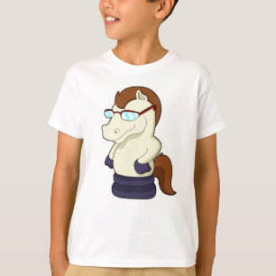 Chess piece Knight as Horse with Sunglasses T-Shirt