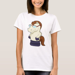 Chess piece Knight as Horse with Sunglasses T-Shirt