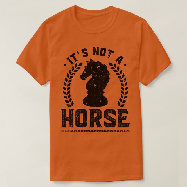Chess Piece Knight T-Shirt (Design Front)