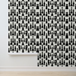 Chess Piece Pattern - Strategic Style Wallpaper