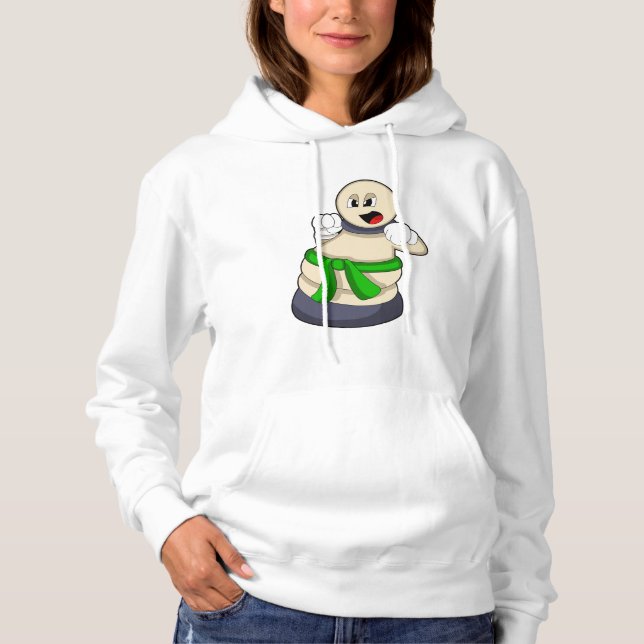 Chess piece Pawn at Chess Hoodie (Front)