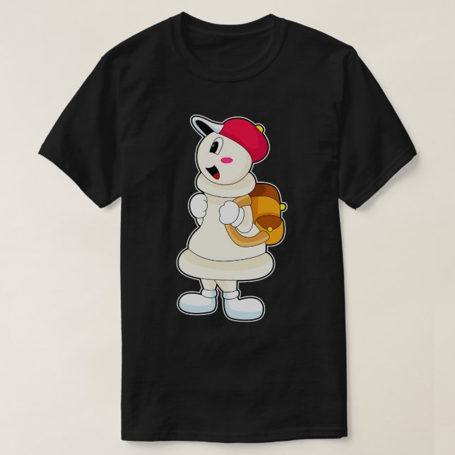 Chess piece Pawn Backpack T-Shirt (Design Front)