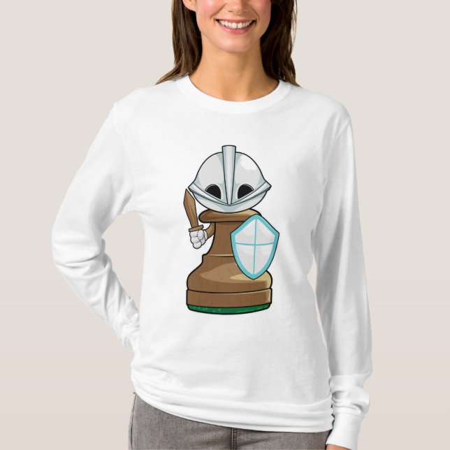 Chess piece Pawn Chess T-Shirt (Front)