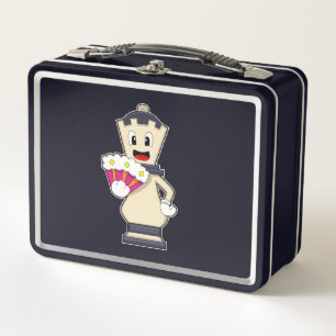 Chess piece Queen at Chess.PNG Metal Lunch Box