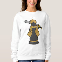 Chess piece Queen at Chess with Sword