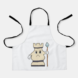 Chess piece Rook at Chess.PNG Apron