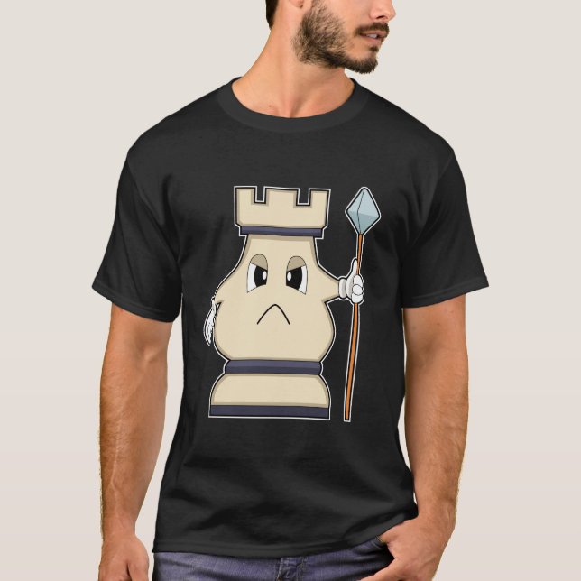 Chess piece Rook at Chess.PNG T-Shirt (Front)