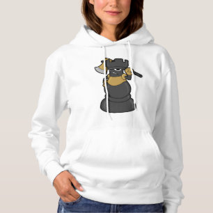 Chess piece Rook at Chess with Axe Hoodie