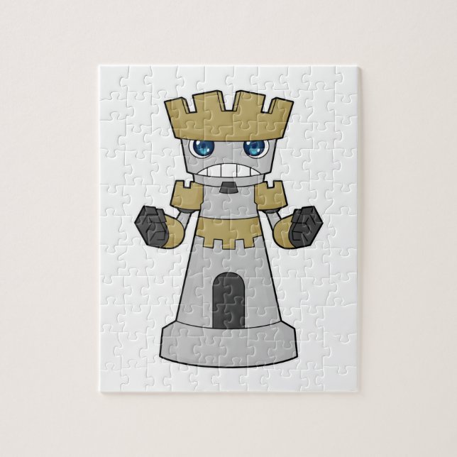 Chess piece Rook Chess Jigsaw Puzzle (Vertical)