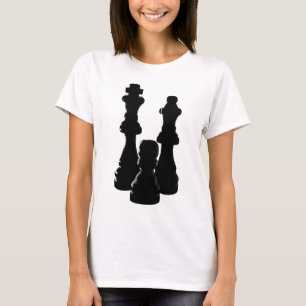 Chess Piece silhouette design T-Shirt