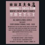 Chess Pieces, Chess Club Advertising Flyer<br><div class="desc">Chess Pieces,  Chess Club Advertising Flyers By The Business Card Store.</div>