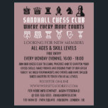 Chess Pieces, Chess Club Advertising Flyer<br><div class="desc">Chess Pieces,  Chess Club Advertising Flyers By The Business Card Store.</div>