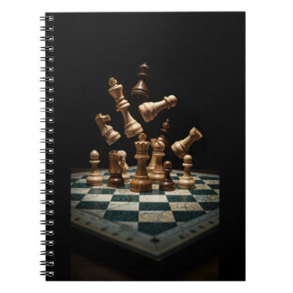 Chess Pieces in Motion Notebook