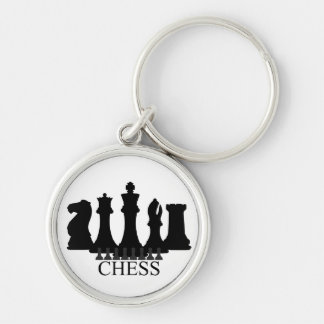Chess Pieces Key Chain
