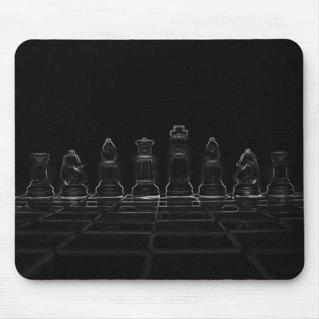 Chess pieces mouse mat (Front)