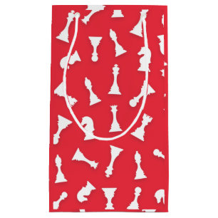 Chess Pieces Pattern - Seamless - Chess Gamers Small Gift Bag