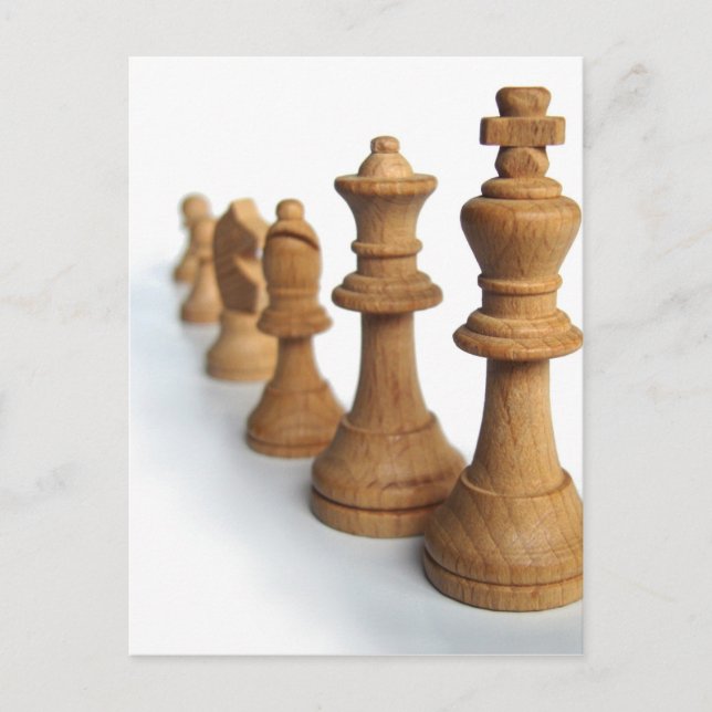 Chess Pieces Postcard (Front)