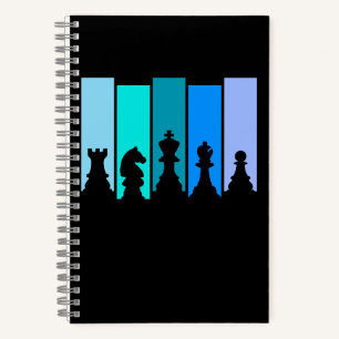 Chess Pieces Silhouette Notebook
