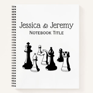 Chess Pieces Vintage Art #2 Notebook