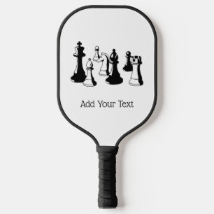 Chess Pieces Vintage Art #2 Pickleball Paddle