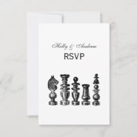 Chess Pieces Vintage Art