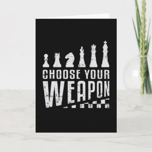 Chess Player Chess Board Checkmate Board Game Gift Card