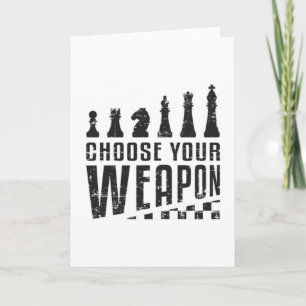 Chess Player Chess Board Checkmate Board Game Gift Card