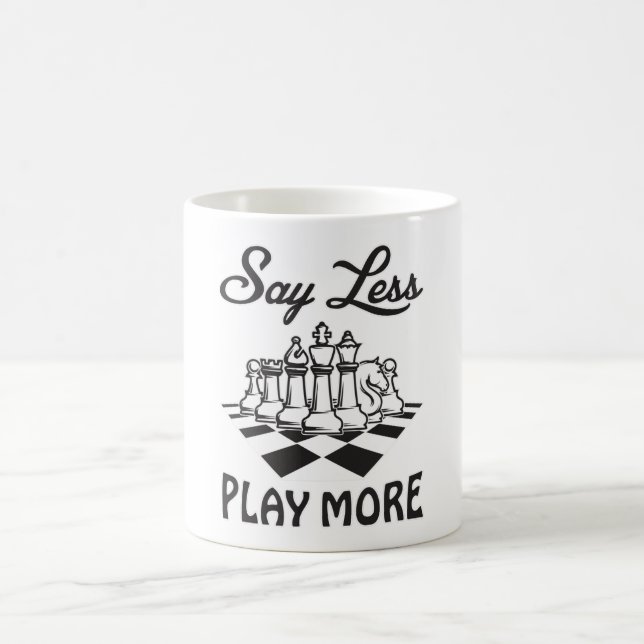 Chess Player Chess Board Checkmate Board Gift Idea Coffee Mug (Center)