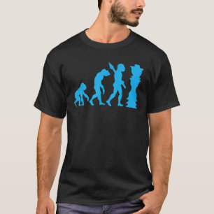 Chess Player Chess Board Chess Game Evolution T-Shirt