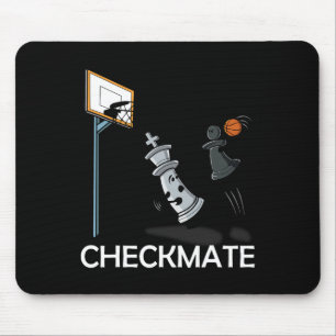 Chess Player Chessboxing And Bysketbyll Lover Chec Mouse Mat