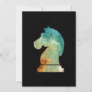 Chess Player Horse Knight Chess Lover Gift Holiday Card