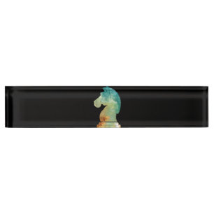 Chess Player Horse Knight Chess Lover Gift Nameplate