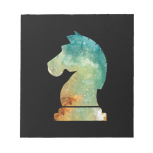Chess Player Horse Knight Chess Lover Gift Notepad
