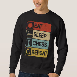 Chess Player Idea Chess Playing Strategy Item Sweatshirt