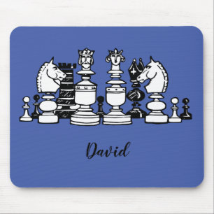 Chess Player Mouse Mat