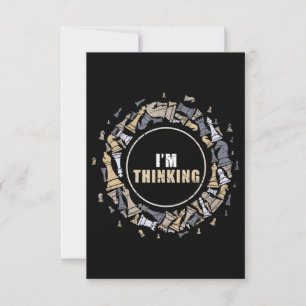 Chess Player Nerd Chess Lover Gift Chess RSVP Card