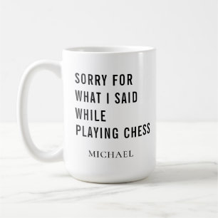Chess Player Personalised Coffee Mug
