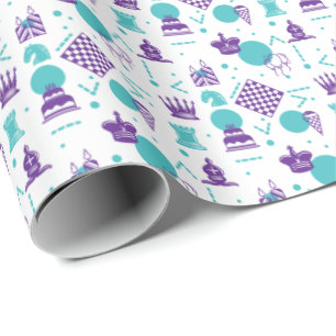 Chess Player Pieces - Party Art Pattern Wrapping Paper