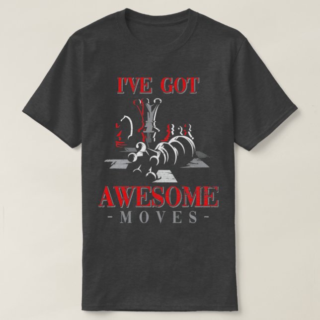 Chess Player Quote Chess T-Shirt (Design Front)